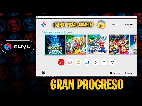 The SUYU Nintendo Switch EMULATOR Menu is NOW WORKING