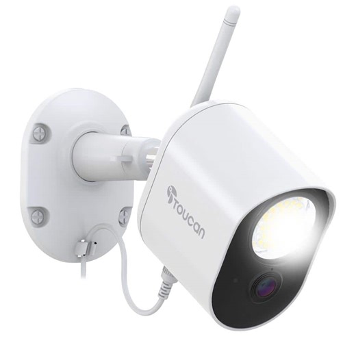 Reviews for Toucan Floodlight Security Camera Home Surveillance 1080P 2.4Ghz Wi-Fi and Super Bright Light | Pg 1 - The Home Depot