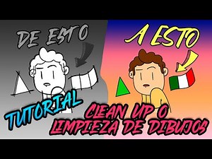 TUTORIAL | Que es CLEAN UP? Como SE HACE? | TOON BOOM HARMONY - Animación 2D | MUZZIKER