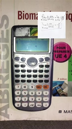 #calcule des limites#avec la calculatrice #casio#