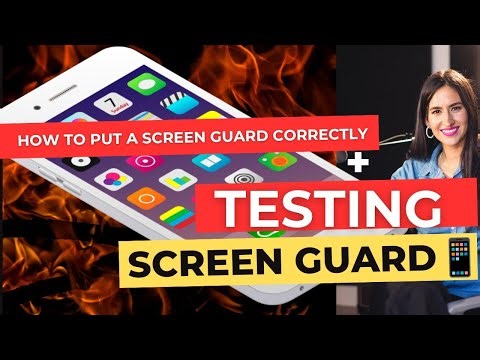 How to install a screen guard correctly|testing screen guard with fire🔥|amazon80% off+free diamonds