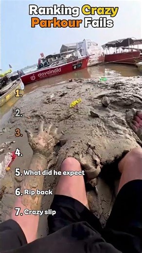 Ranking Crazy Parkour Fails