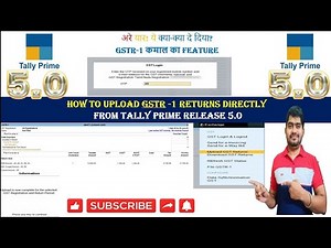 Upload GSTR-1 Quarterly Return Data Monthly from Tally Prime Release 5.0 Part 2