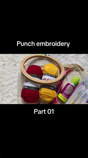 Punch Embroidery Techniques: Part 01 Tutorial