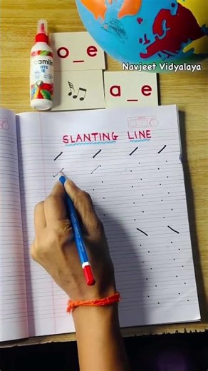 Basic Strokes – How to Start Writing | Pre-Writing Skills ✏️ Fine Motor Skills Pencil Control #fyp