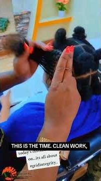 Sisterlocks installation going on #microlocmastery #sisterlocks #microlocs #locs #twostrandtwist