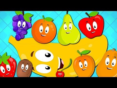 Ten Little Fruits | Fruits Song | Nursery Rhymes For Kids | Baby Songs