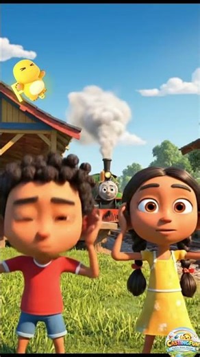 Super Fast Chhuk Chhuk Train Song | Fun Kids Cartoon Train | 3D AI Animation