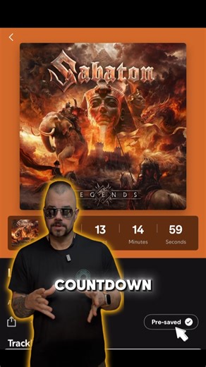 86K views · 3.9K reactions | Less than 1 week to go until “Legends” drops!  You heard our Jocke… Pre-save it on Spotify! Join the countdown here  https://open.spotify.com/prerelease/5AZvE1ev3WOdmQSTs45DmS?si=895cb358c74d408d | Sabaton | Facebook