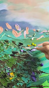 How do you paint a family connection in a commission painting? I started with a color palette that would fit my clients’ interior. I asked my customer for some details about their life and found out the some details that I could work with. And then came the deer. I chose deer because they’re actually part of the local landmark where the family lives — so they instantly felt like the right symbol. In the painting, the deer represent their family dynamic: one standing a bit farther away, looking b