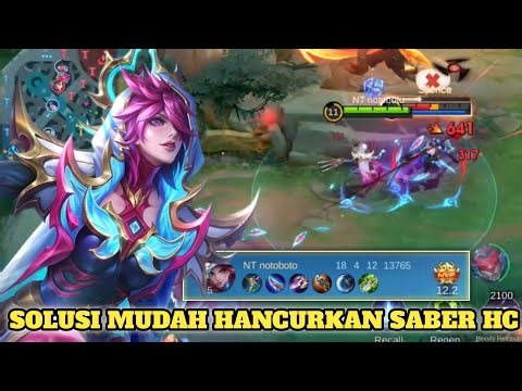 SOLUSI NATALIA UNTUK MELAWAN SABER HELCURT BURST DAMAGE ‼️ MOBILE LEGENDS 