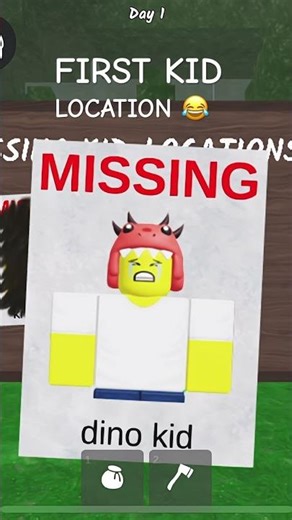 First kid location TREND #roblox #99nightintheforest