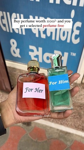 Urmil Patel | Ahmedabad | Bhuro on Instagram: "Share with perfume lovers🤩 . Shop address @lala_parmanand_and_sons 📍Lala Parmanand And Sons, Nr Bombay Mercantile Co-operative Bank, Nr Manek chowk Ahmedabad . Special offer valid till rakhabandhan use code Rakhi2023 to avail your free gift 🎁 from website https://lalaparmanand.com . And also for daily updates and exciting offers connect with us on our Instagram: @lala_parmanand_and_sons . Customer Care: 8200107330 . #perfume 