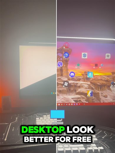 How to make your desktop look clean #techtok #techtoktips #PC #pctipsandtricks