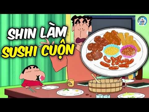 Shin's Dinner: Homemade Hand-Rolled Sushi & Meat Bun Showdown & Kamen Action | Shin's New Episode...