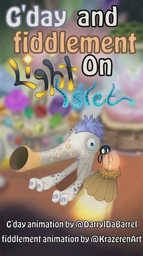 Light islet G'day and Fiddlement || ANIMATED