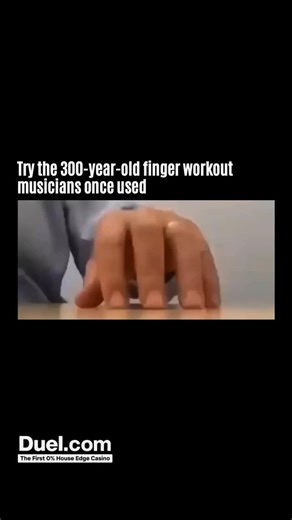 archive on Instagram: "This exercise dates back over 300 years and was used by 18th-century pianists to build finger strength and independence. While it looks simple, it demands focus and coordination — each movement feels unnatural, and your brain tires quickly from trying to control every finger separately. Long before modern techniques, this was a go-to method for improving hand precision. Even today, it’s still a great way to improve motor skills — whether you’re a musician or just curious t