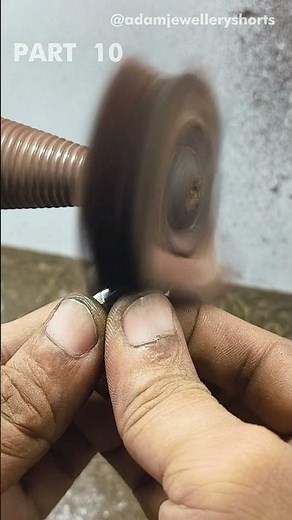 DIY Jewellery: Silver Band Ring with Flush Gemstone Setting | Ring Tutorial | Part- 10#adamjewellery