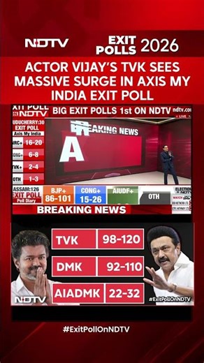 Tamil Nadu Exit Poll: Actor Vijay’s TVK Sees Massive Surge In Axis My India Exit Poll