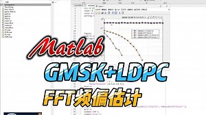 基于GMSK调制解调 LDPC编译码 FFT频偏估计同步通信系统matlab误码率仿真
