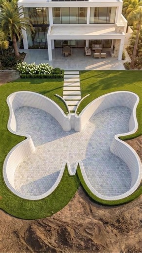 Luxury Butterfly Koi Pond Build 🦋