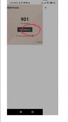 How to earn points in Shein