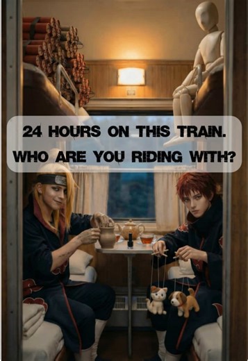 24 Hours on a Train with Naruto Characters