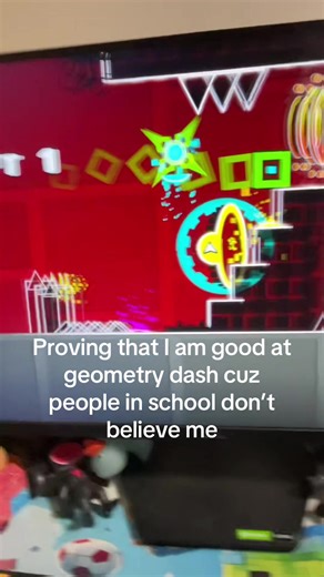 Mastering Geometry Dash: Proving My Skills in School