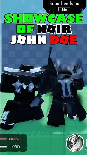 Showcase Of Noir John Doe In Forsaken!!! #roblox #forsaken #shorts #fyp #viral