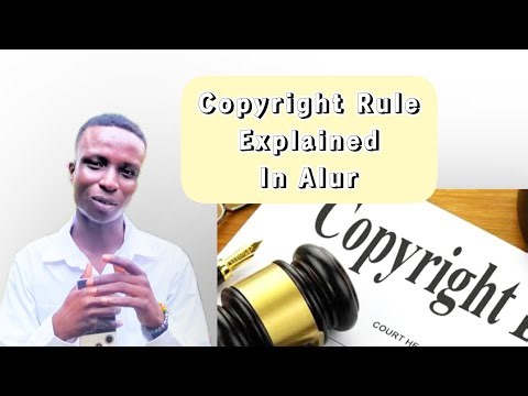 Copyright Law Explained In Alur language