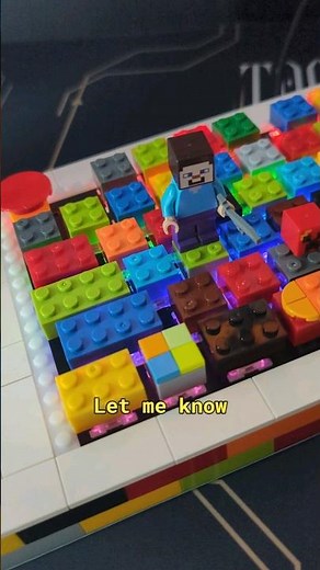 I made a #lego mechanical keyboard with #3dprinting