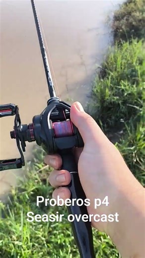 Proberos p4 bait casting reel - Seasir overcast fishing rod.
