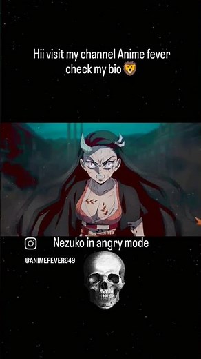 nezuko in angry mode.