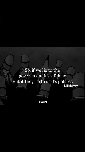 Bill Murray on Politics | When Lies Become Power #philosophy #fypシ゚viral #fypシ