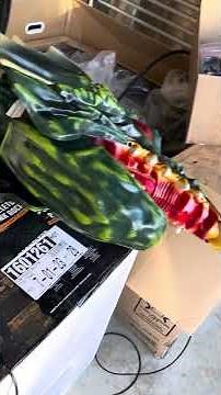 Synced to my Home Depot dragon with my fog machine.