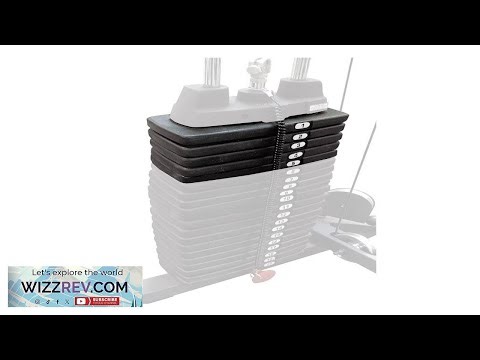 Body Solid 50 Pound Weight Stack Add On Kit Powerline Home Gym Machine Equipment