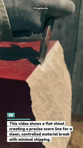 Precision Chisel Cut! #DIY #Tools #Crafts
