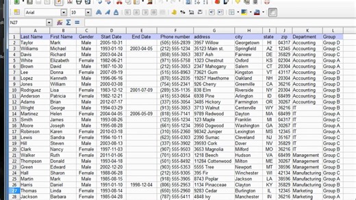 LibreOffice Base (04) Create a Table Using a Calc File
