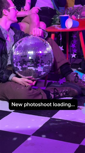 We are always so stoked to work with @classicanacamera, this shoot for Unpunished felt extra fun and glam 🪩 Thanks to @clubsodaevents for having such a perfect space for her vision! Get ready to stream Unpunished on March 27th ✨