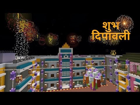 Happy Diwali - Firework show | #shorts #minecraftlive