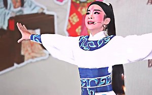 嵊州双胞胎姐姐陈子心 越剧《北地王 哭祖庙》