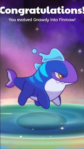 Gnawdy Evolves into Finmaw in Prodigy Math!!!
