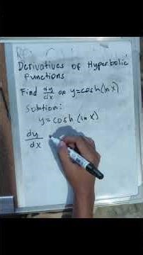 Calculus 1 Hyperbolic