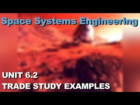 Trade Study Examples- Space Systems Engineering 101 w/ NASA