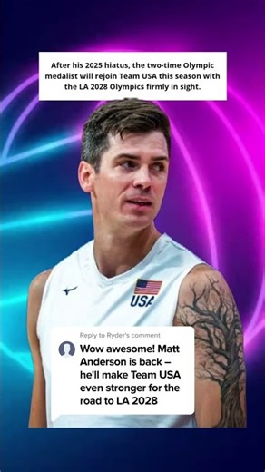 Matt Anderson BACK! Gunning for LA 2028! 🇺🇸#MattAndersonReturns #TeamUSA