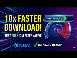 IDM Without Crack 😱 | Best FREE IDM Alternative 🔥 | SUPER FAST DOWNLOAD 🚀