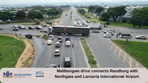 Malibongwe Drive is a major road that runs through an industrial area in the northwest of Johannesburg. #GautengAtwork #TacklingG13 #GrowingGautengTogether | Gauteng Roads and Transport Department