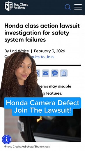 ⚠️🚗 Share this video with someone you know that drives a Honda! They could be eligible to seek compensation. #ClassAction #Honda #AutoNews #HondaDefect #Consumer