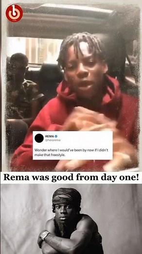 This freestyle changed Rema's life!