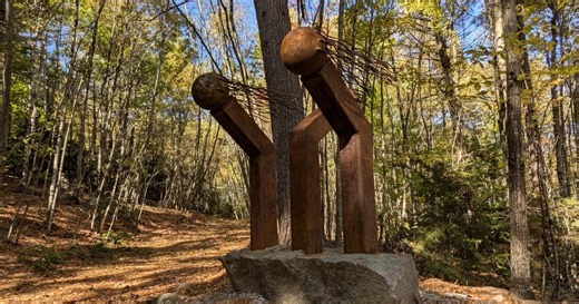 Sculptures transform New Hampshire mountainside into Andres Institute of Art
